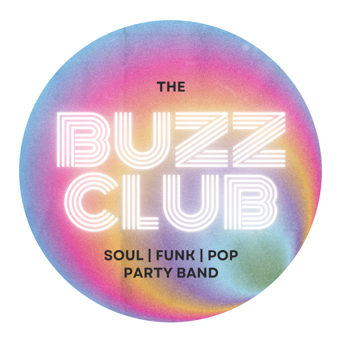 THE BUZZ CLUB WEDDING BAND LOGO